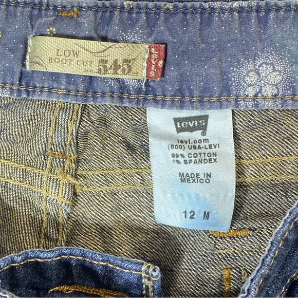 Levi's Women's Boot Cut Jeans - Dark Blue - Picture 4 of 14